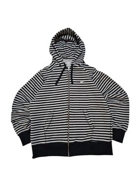 Vintage Y2k Nike The Athletic Dept. Full Zip Striped Hoodie